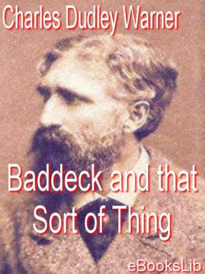 cover image of Baddeck and That Sort of Thing